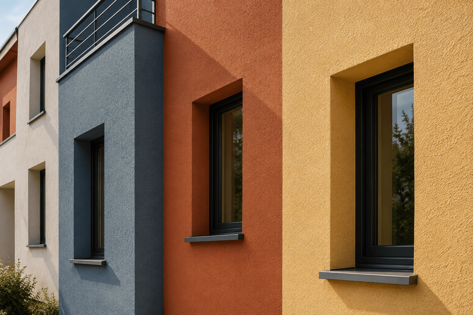Superficie esterna colorata