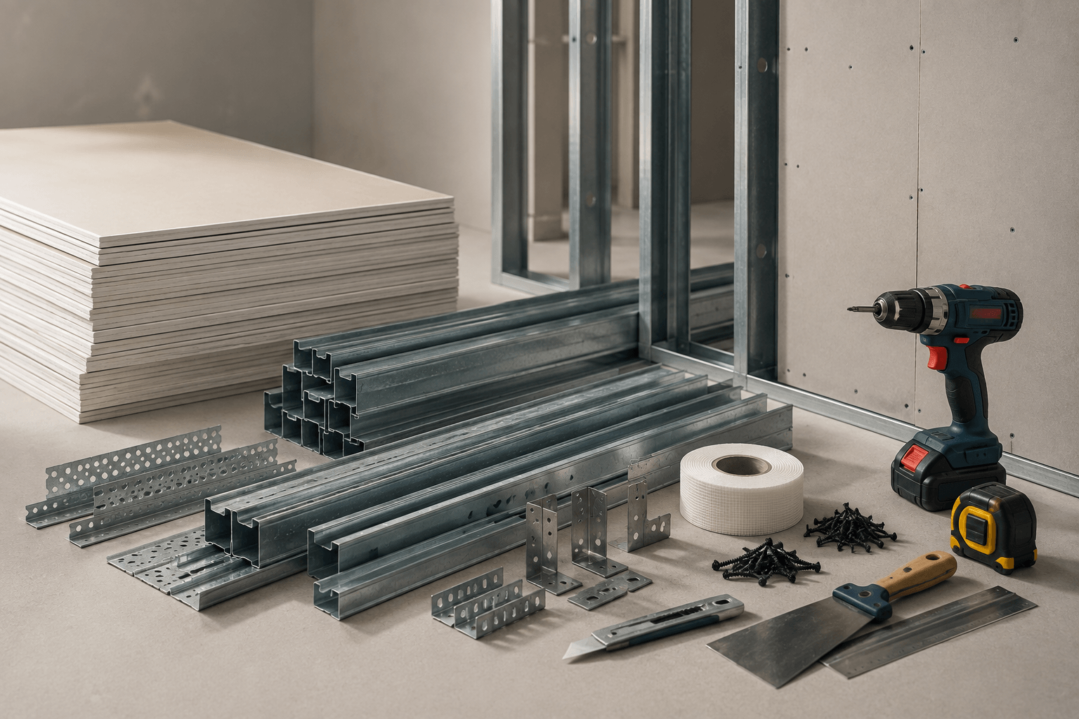 Accessori e materiali per edilizia leggera